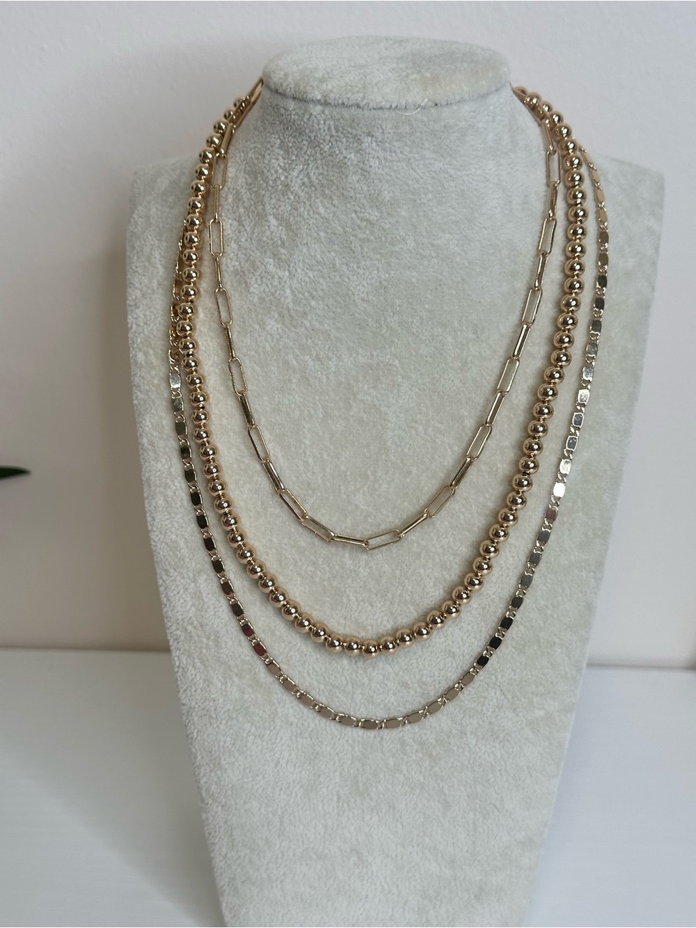 House of Harlow 1960 Gold Layered Necklace Set NWT